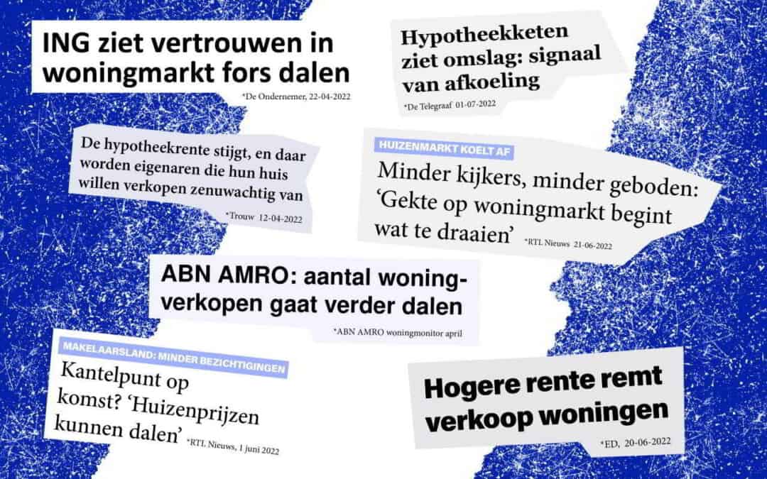 Prijsdaling op woningmarkt door afname beleggersactiviteit